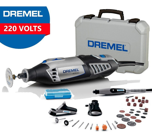 Micro Retifica Dremel 4000 + Kit 39 Acessórios + Maleta 220v