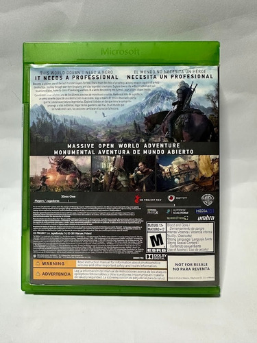 The Witcher 3 Wild Hunt + Sound Track Xbox One (Usado)