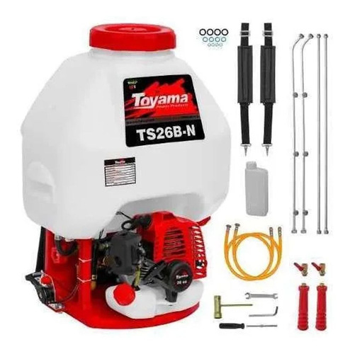 Pulverizador Motorizado A Gasolina 26cc 25l - Ts26b-n Toyama