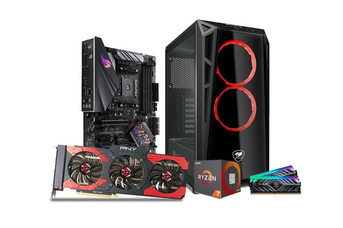 Computadora Pc Gamer Gtx 1070 8gb Amd Ryzen 7 16gb 1tb 80+