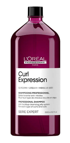 Shampoo Gel Anti Resíduos  X 1500ml Curl Expression Loreal 