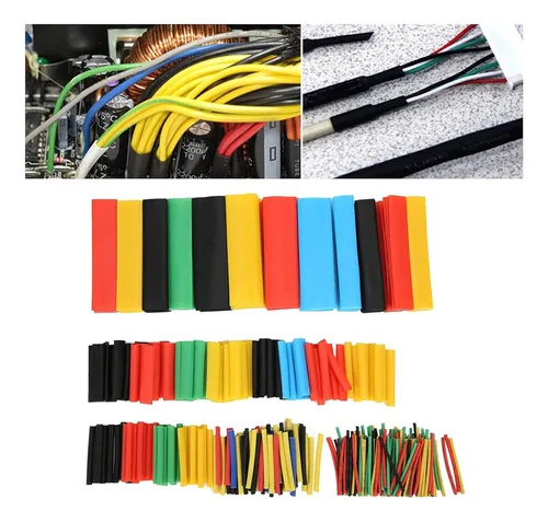 . Termofit 328 Piezas Kit 8 Tamaños Termocontractil