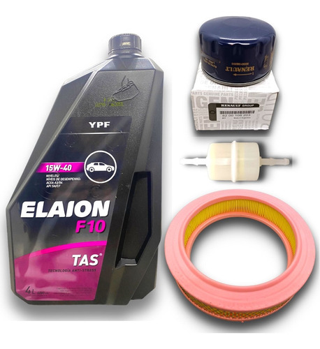 Kit Aceite Elaion 15w40 Y Filtros Renault 9 11 1.4 1.6 19 