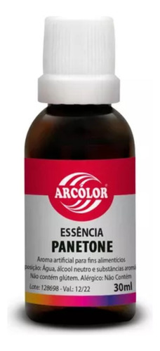 Essência Artificial Comestível 30ml Arcolor - Vários Sabores