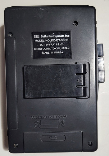 Walkman Radio/casete Seiko No Sony Reversible Funcionando (Usado)
