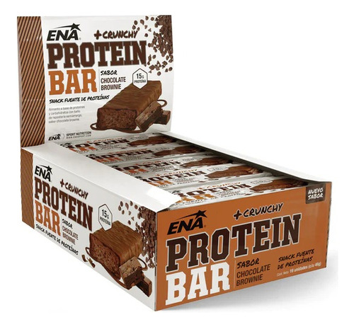 Barras De Proteínas Ena Protein Bar Caja De 16 Unidades