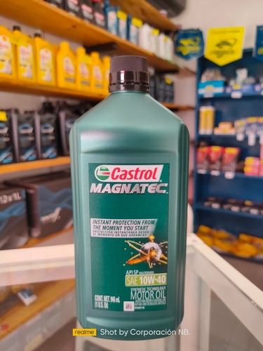 Aceite Castrol Magnatec 10w40 Semisintético. 