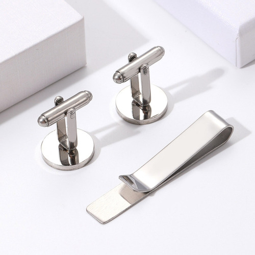 Set De Broches Y Gemelos Para Corbata (bk) Para Hombre, Idea