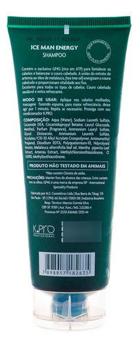 Shampoo Ice Man 240ml - Kpro