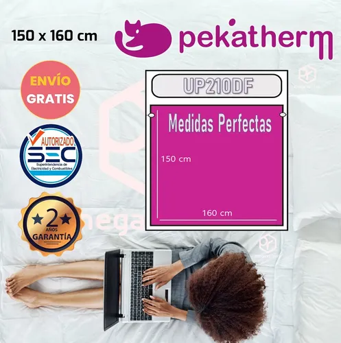 Calientacamas 2 Plazas Digital Top Line 150x160cm Pekatherm