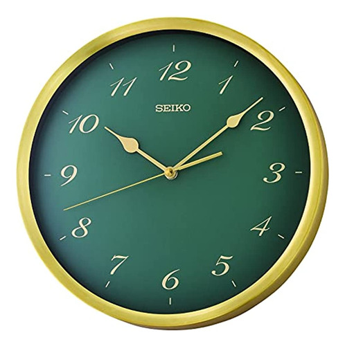 Reloj De Pared Seiko Saito, Esmeralda