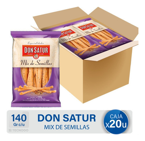 Caja Talitas Don Satur Mix Semillas Saladas - Mejor Precio