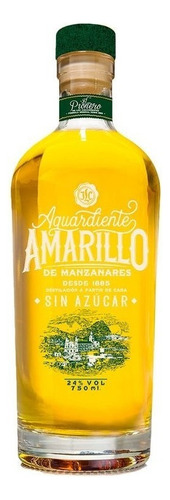Aguardiente Amarillo De Manzana - mL a $96