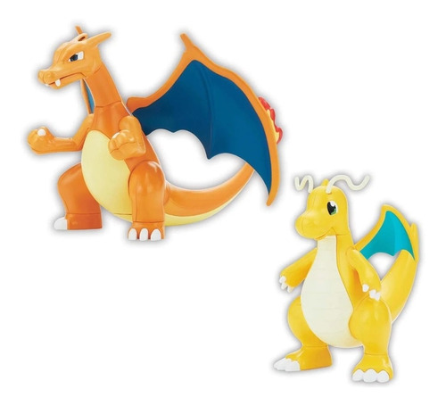 Pokemon Charizard Y Dragonite Bandai Model Kit 