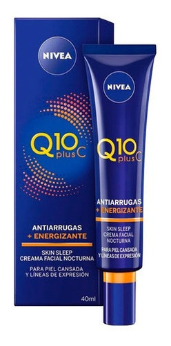 Crema Nivea Q10 Plus Energy Sleep Facial Anti Edad 40 Ml