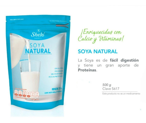 Bebida Tipo Leche De Soya En Polvo Rinde 5 Lts.