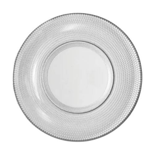 Plato Hondo Redondo De Vidrio Durax Gema 22 Cm X6