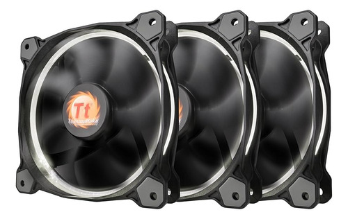 Ventiladores Fans Thermaltake 3x120mm Led White Blanco 