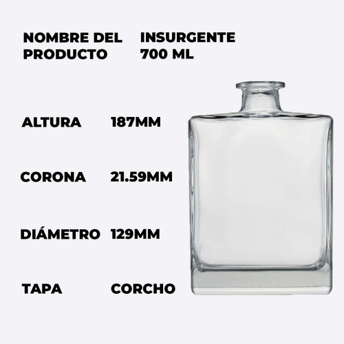 Botella Premium Insurgentes 700ml