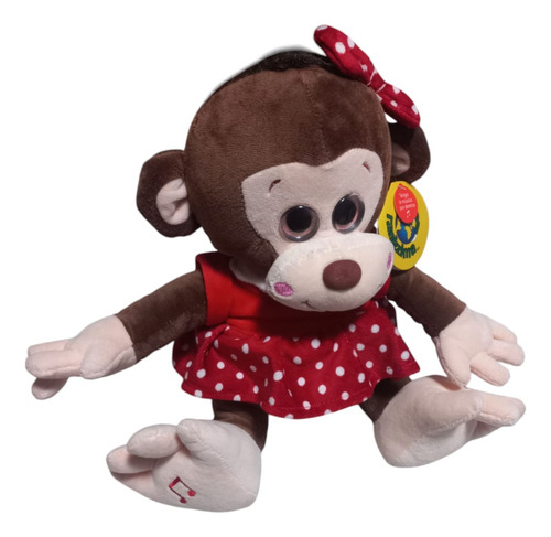 Kit 3 Peluches Ranizzima Con Sonido- Osa, Jirafa, Changuita Varios