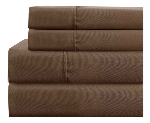 Sabanas Matrimoniales Ultra Suave Juego 4 Pz- Varios Colores