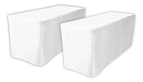 4 Less Co 2 Pack Of 6 'fitted Tablecloth Table Cover Trade S