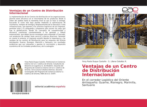 Libro: Ventajas De Un Centro De Distribución Internacional: 