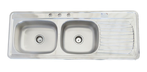 Fregadero Cocina Empotrar 2 Tinas 144x54x18 Eb C212n Derecha