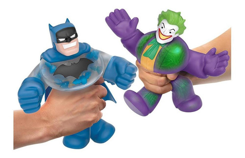 Imagen 2 de 5 de Heroes Goo Jit Zu Dc Comics Batman Vs Joker Pack Bandai