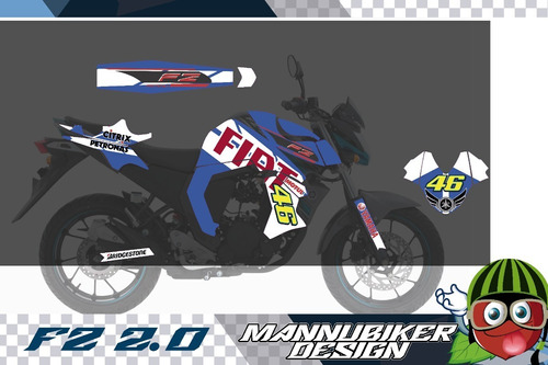 Kit De Stickers Yamaha Fz 2.0 ! De Regalo Kit Para Rines ¡