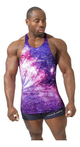 Tank Top Jed North, Camiseta Olímpica Tirantes Gym Galaxy