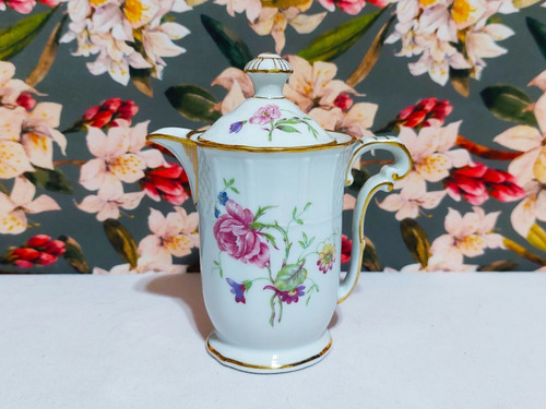 Lechera Porcelana Limoges Bernardaud & Co. Con Tapa