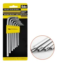 Comprar Jogo Kit De Chave Torx Tipo L 7 Peças Com Furo Profissional