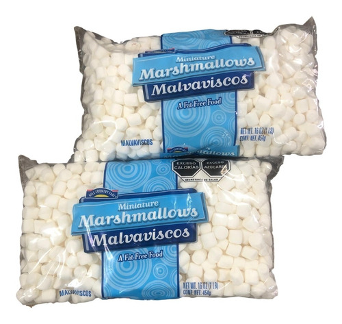 2pz Mini Malvaviscos Blancos Hill Country Fare 454 Gr C.u.