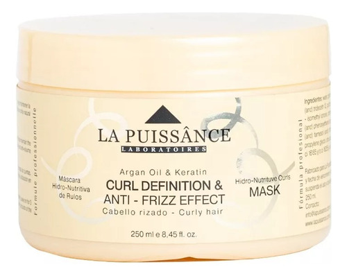 La Puissance Kit Shampoo + Máscara + Crema Moldeadora Rulos
