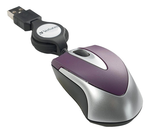 Mouse Verbatim Metro Mini Usb Violeta