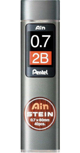 Pentel Mechanical Pencil Lead, Ain Stein, 0.7mm, 2b (c277-2