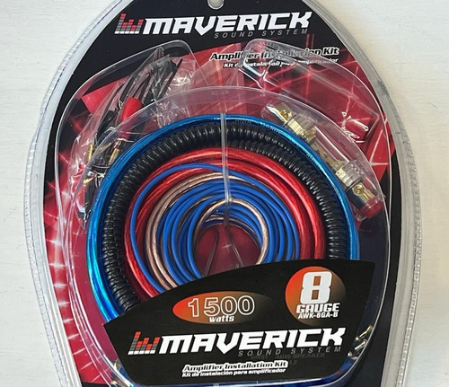 Kit Cables Instalacion Potencia 8 Gauge 1500w Sub Woofer