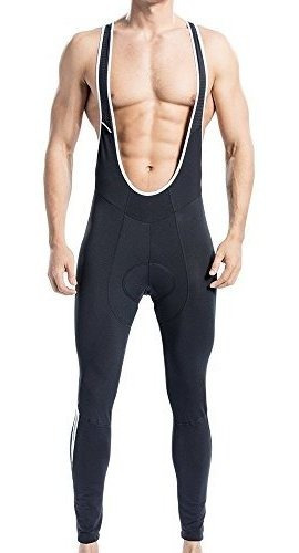 Santic Cycling Bib Tights Winter Padded Long Pants Compressi