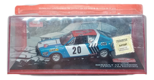 Renault 17 Gordini 1975 Coleccion Rally Montecarlo