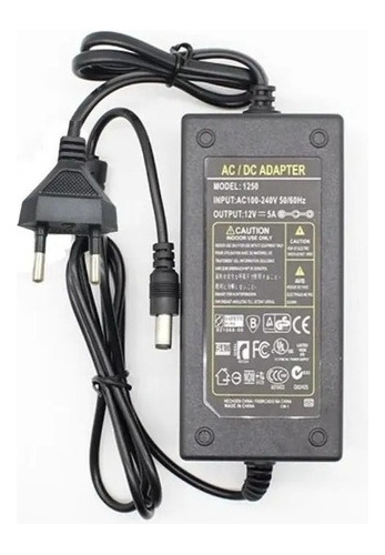 Fuente De Poder 12v 5a 60w Cargador Transformador