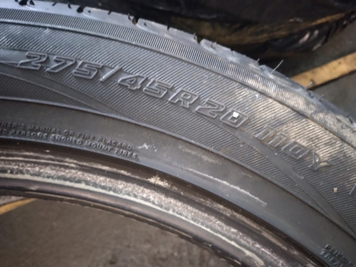 2pneus P/porsche Yokohama Advan Sport 275/45/20 Usado (Usado)