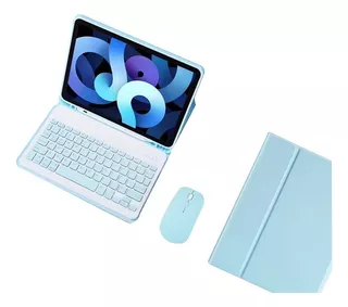 Capa + Teclado Bluetooth + Mouse Para iPad 9.7/pro/air/air2