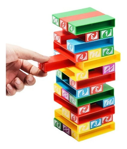Mini Uno Stacko -o Jogo De Habilidade Que Testa Seus Limites