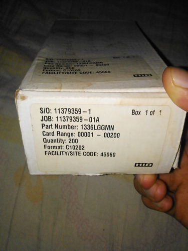 Tarjeta Hid Duoprox Ii 1336 Banda Magnética Y Prox 125khz