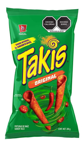 Frituras de Maíz Barcel Takis Original 200g