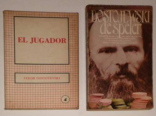 (2) Libros  El Jugador / De Speler - Fedor Dostoievski