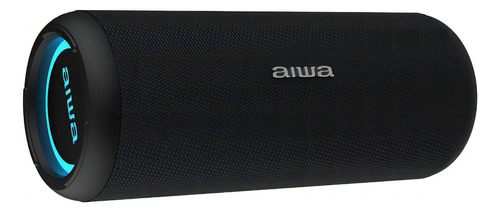 Parlante Portátil Bluetooth 20w Impermeable Tws Aiwa Aw-kf4 Color Negro