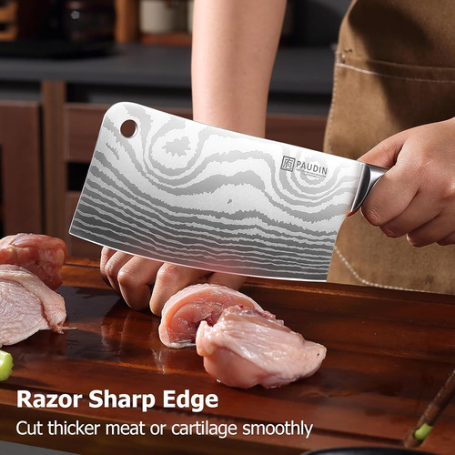 Cuchillo De Acero Inoxidable Con Mango Ergonomico Silver