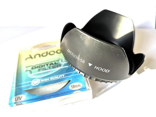 Parasol Pétalo + Filtro Uv 58mm Envío Gratis